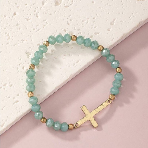 Jewelry - Cross Beaded Bracelet